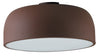 Plafoniera Lampada da soffitto BISTROT design moderno colore bronzo / bianco 3x E27