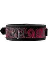 Blaze - Collare + Guinzaglio Drago Nylon Nero Rosso