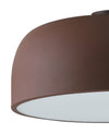 Plafoniera Lampada da soffitto BISTROT design moderno colore bronzo / bianco 3x E27