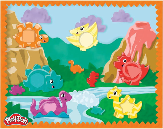 Hasbro - Play-Doh Starter Set Dinosauro Forme e Colori G0491