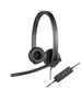 Logitech h570e auricolare cablato a padiglione ufficio usb tipo a nero - 981-000575