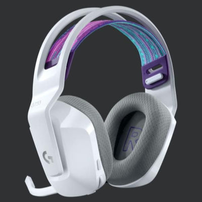G733 lightspeed wireless rgb gaming headset - white - emea - 981-000883