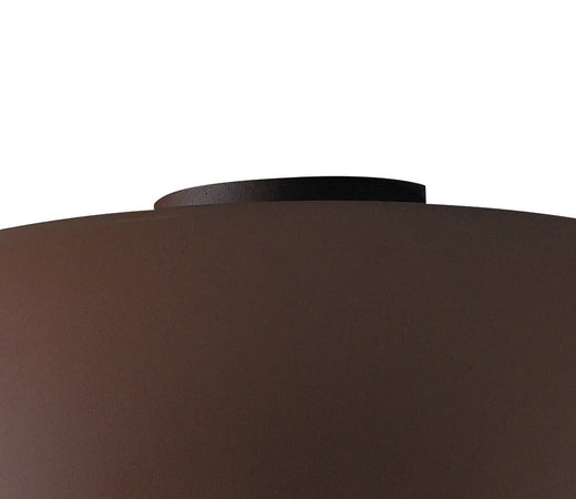 Plafoniera Lampada da soffitto BISTROT design moderno colore bronzo / bianco 3x E27