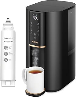 Philips Water Reverse Osmosis Water Station ADD6901HBK01/10 Eliminates Up To 110 Substances, Instant Heating, 1 Year Filter Life