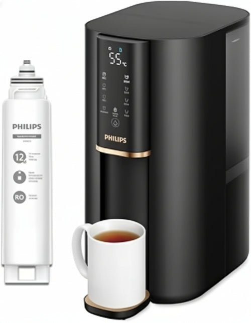 Philips Water Reverse Osmosis Water Station ADD6901HBK01/10 Eliminates Up To 110 Substances, Instant Heating, 1 Year Filter Life
