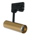Faretto per binario orientabile a led in alluminio oro A+ Luce calda 7 W
