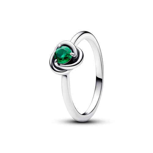 Pandora - Anello Cerchio Eterno Verde Scuro Maggio