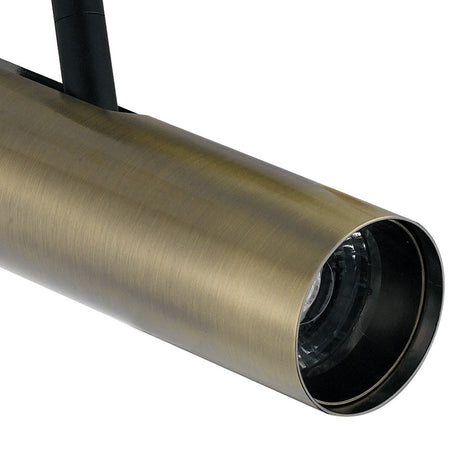 Faretto per binario orientabile a led in alluminio bronzo A+ Luce naturale 7 W