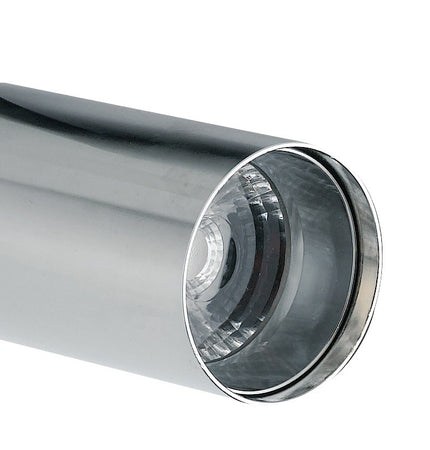 Faretto per binario orientabile a led in alluminio cromato A+ Luce naturale 7 W