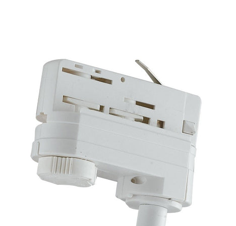 Faretto per binario orientabile a led in alluminio bianco A+ Luce calda 7 W