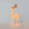 Renna 3D luminosa con LED LHC Traditional da Ø 5 mm, con cavo di alimentazione