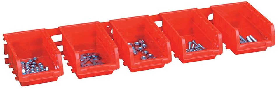 Set di 8 cassette impilabili,  misure 165 x 105 x 75 mm silverline per utensili