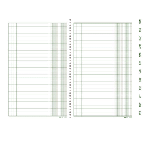 Scadenzario Spiralato Gen-Dic 24X17Cm 36+12 Fg E4023 Edipro
