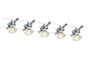 Sistema Cavi tesi METRO per applicazione led illuminazione da soffitto lampade appese 10 mt