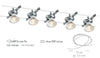 Sistema Cavi tesi METRO per applicazione led illuminazione da soffitto lampade appese 10 mt
