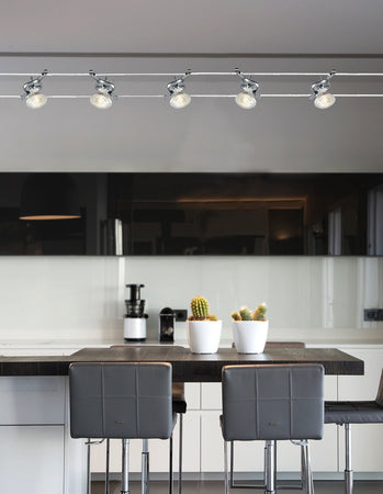 Sistema Cavi tesi METRO per applicazione led illuminazione da soffitto lampade appese 10 mt