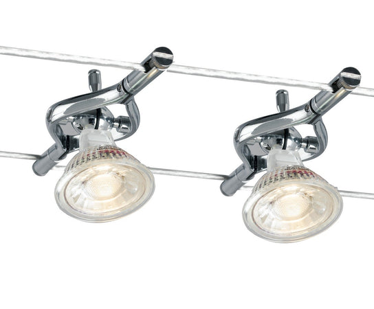 Sistema Cavi tesi METRO per applicazione led illuminazione da soffitto lampade appese 10 mt