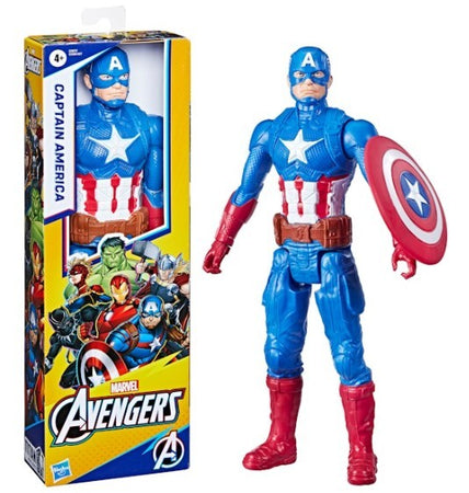 Hasbro - Personaggio Capitan America 30 cm Titan Hero Series
