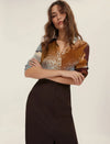 Camicia Facella raso chiffon stamp