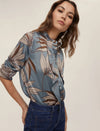 Camicia Neon twill poliestere stamp