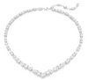 SWAROVSKI - Collana Mesmera Taglio misto, Bianca, Placcato rodio