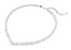 SWAROVSKI - Collana Mesmera Taglio misto, Bianca, Placcato rodio