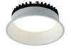 Lampada da incasso tonda in alluminio bianca pressofuso con Led SMD integrato 5000K- 2900Lm30W