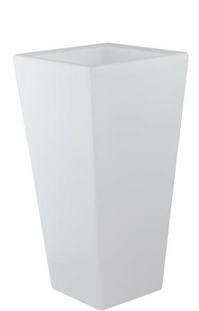 Lampada vaso da giardino GECO bianco a LED RGB dimmerabile cambia colore 38x38 cm Altezza 90 cm