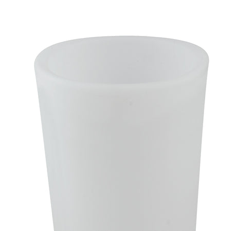 Lampada vaso da giardino GECO bianco a LED RGB dimmerabile cambia colore dm 38 cm Altezza 90 cm