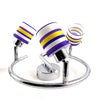 Stecca tonda 3 faretti con vetro max 3X40W G9 Aleyay