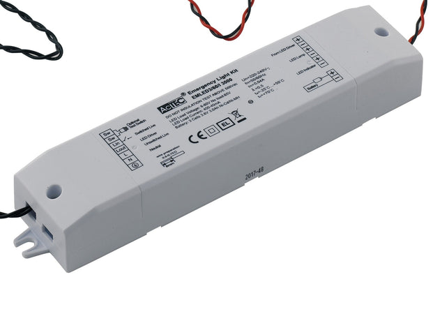 Driver alimentatore di emergenza 6-60V 400-40 mA batteria 3,6V 3,0Ah Ni-Cd/Ni_MH