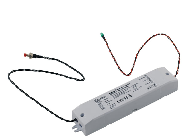 Driver alimentatore di emergenza 6-60V 400-40 mA batteria 3,6V 3,0Ah Ni-Cd/Ni_MH