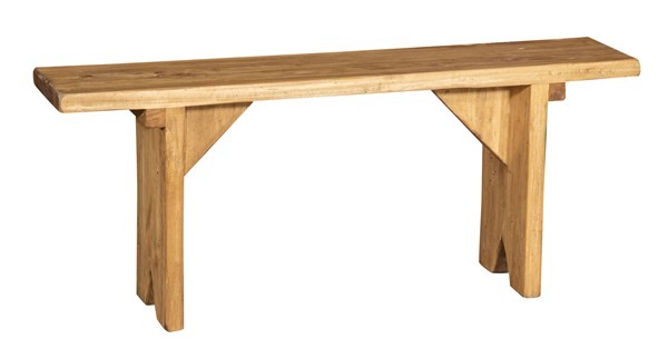 Biscottini Panca Biscottini Legno Massello Tiglio Naturale 120x25x50 Made Italy Arredo