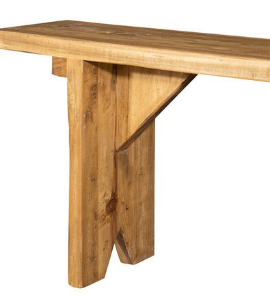 Biscottini Panca Biscottini Legno Massello Tiglio Naturale 120x25x50 Made Italy Arredo