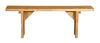 Biscottini PANCA IN LEGNO MASSELLO DI TIGLIO FINITURA NATURALE MADE IN ITALY