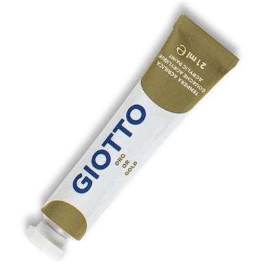 Tempera Acrilica Giotto Tubo 21Ml Oro