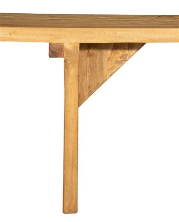 Biscottini Panca Biscottini Legno Massello Tiglio Naturale 180x25x50 Country Made in Italy