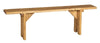 Biscottini PANCA IN LEGNO MASSELLO DI TIGLIO FINITURA NATURALE MADE IN ITALY