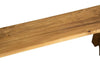 Biscottini PANCA IN LEGNO MASSELLO DI TIGLIO FINITURA NATURALE MADE IN ITALY