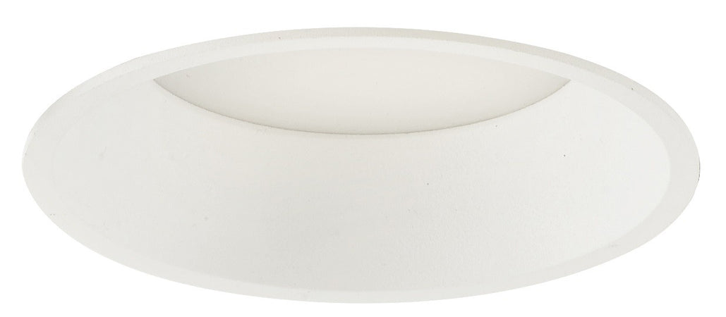 Lampada da incasso tonda in alluminio bianca pressofuso con Led SMD integrato 4000K- 980Lm12W