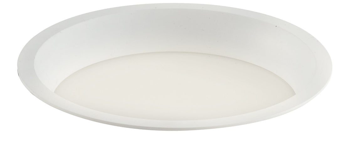 Lampada da incasso tonda in alluminio bianca pressofuso con Led SMD integrato 5000K- 1600Lm18W