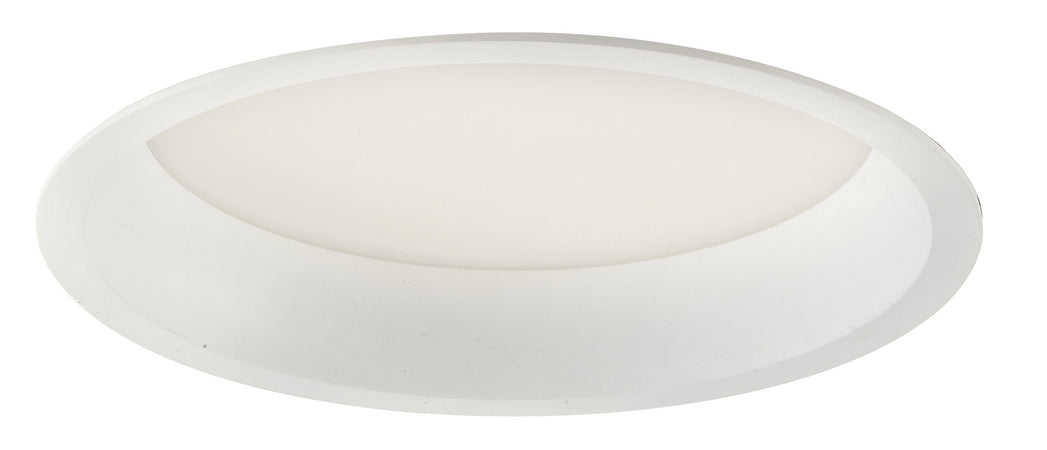 Lampada da incasso tonda in alluminio bianca pressofuso con Led SMD integrato 4000K- 1550Lm18W