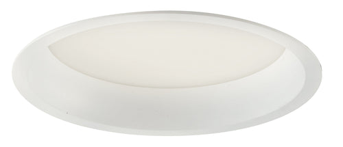 Lampada da incasso tonda in alluminio bianca pressofuso con Led SMD integrato 4000K- 1550Lm18W