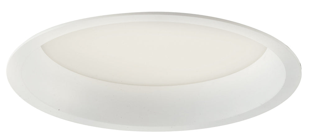 Lampada da incasso tonda in alluminio bianca pressofuso con Led SMD integrato 4000K- 1550Lm18W