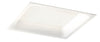 Lampada da incasso quadrata in alluminio bianca pressofuso con Led SMD integrato 4000K- 2800Lm30W