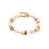 Coeur de Lion - Bracciale GeoCUBE® Iconic Mono Oro Apricot Crush