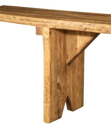 Biscottini Biscottini Panca Legno Massello Tiglio Finitura Naturale 300x25x50 Made Italy