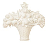 Biscottini FREGIO CESTO FRUTTA IN LEGNO FINITURA BIANCO ANTICATO MADE IN ITALY