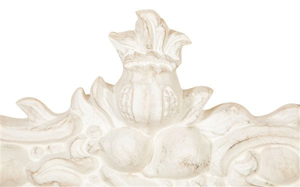 Biscottini FREGIO CESTO FRUTTA IN LEGNO FINITURA BIANCO ANTICATO MADE IN ITALY