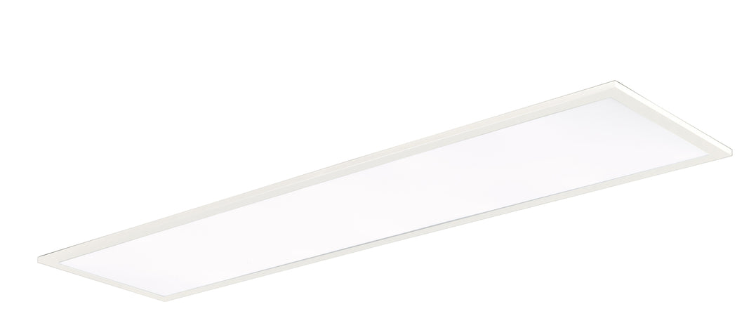 Pannello led PANEL in alluminio bianco 30x120 cm dimmerabile e cambio colore con telecomando